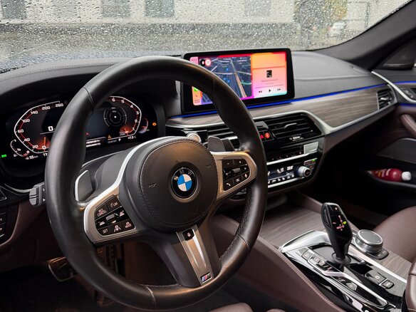 2020 BMW 5 серии 540i xDrive VII (G30/G31/G38) Рестайлинг, синий - вид 36