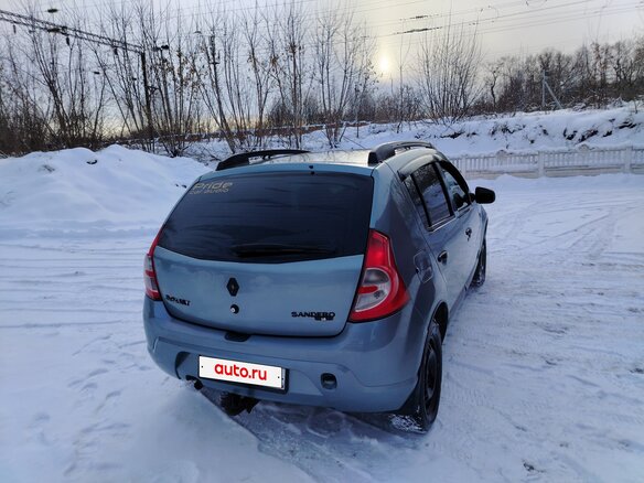 2011 Renault Sandero I, синий, 495000 рублей - вид 16