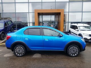 2020 Renault Logan Stepway II Рестайлинг, синий, 949300 рублей, вид 4