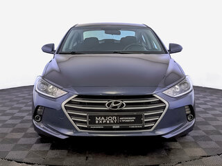 2017 Hyundai Elantra VI (AD), синий, 1275000 рублей, вид 2