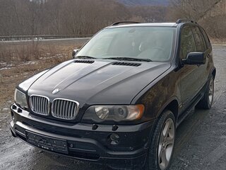 2002 BMW X5 4.6is I (E53), чёрный, 1200000 рублей, вид 2