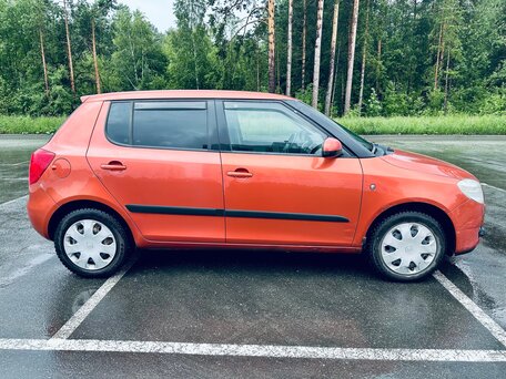 2008 Skoda Fabia II, красный, 445000 рублей, вид 5