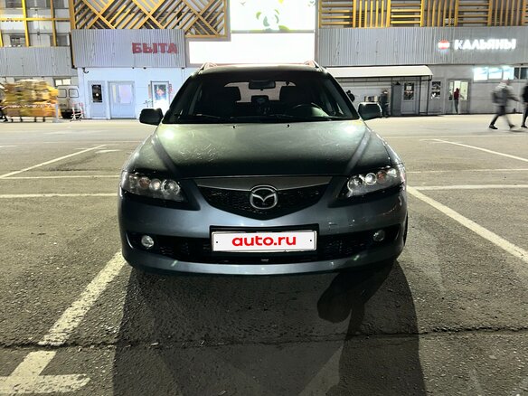 2006 Mazda 6 I (GG) Рестайлинг, серый, 600000 рублей