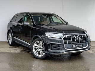 2021 Audi Q7 45 TDI II (4M) Рестайлинг, чёрный, 6110000 рублей, вид 3