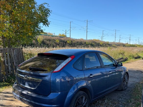 2008 Ford Focus II Рестайлинг, синий, 460000 рублей - вид 5