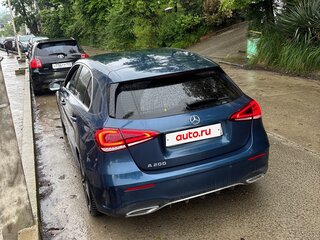 2019 Mercedes-Benz A-Класс 200 IV (W177), синий, 2500000 рублей, вид 5