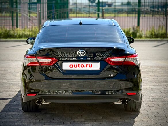2019 Toyota Camry VIII (XV70), чёрный - вид 7