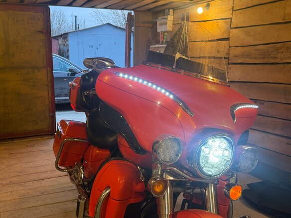 2012 Harley-Davidson Electra Glide, оранжевый, 880000 рублей
