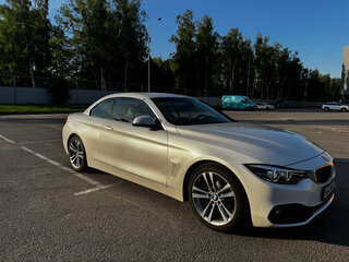 2019 BMW 4 серии 430i xDrive F32/F33/F36 Рестайлинг, белый, 2650000 рублей, вид 4