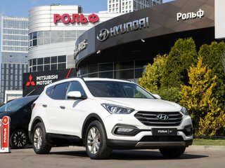 2017 Hyundai Santa Fe III Рестайлинг, белый, 1903000 рублей, вид 2
