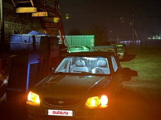 2008 Hyundai Accent ТагАЗ II, бежевый, 420000 рублей, вид 2