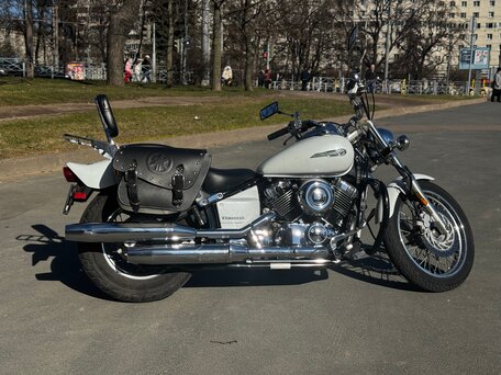 2004 Yamaha XVS650 Drag Star, белый, 480000 рублей, вид 1