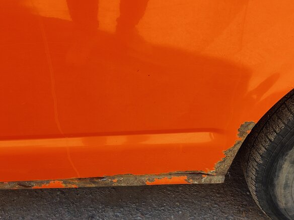 2007 Volkswagen Transporter, оранжевый, 600000 рублей - вид 8