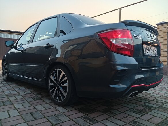 2021 Lada (ВАЗ) Granta Drive Active I Рестайлинг, серый, 805000 рублей - вид 7