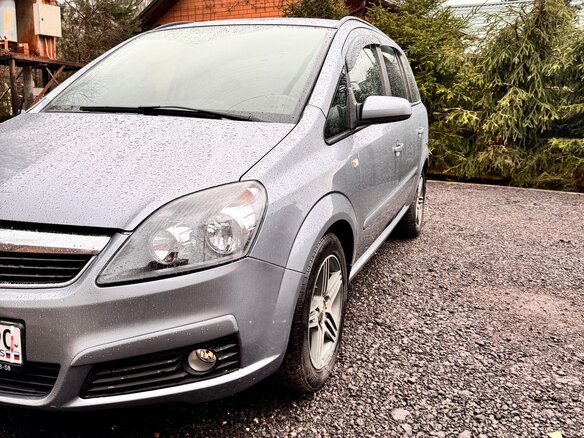 2007 Opel Zafira B, голубой, 600000 рублей
