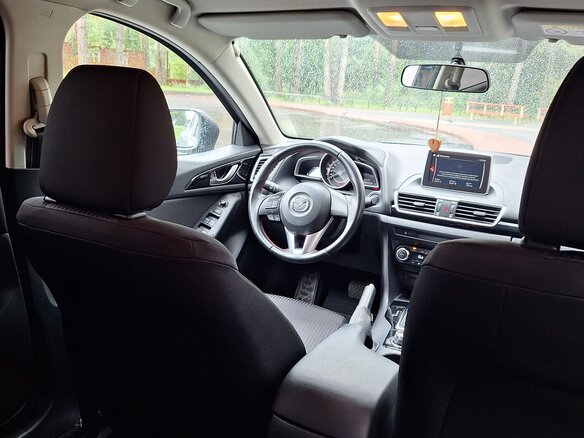 2014 Mazda 3 III (BM), синий, 1350000 рублей - вид 8