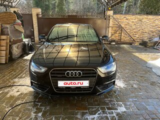 2013 Audi A4 IV (B8) Рестайлинг, чёрный, 1400000 рублей, вид 1