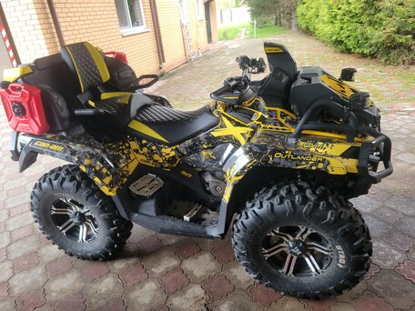 2014 BRP Can-Am Outlander X MR 1000R, чёрный, 1070000 рублей, вид 3