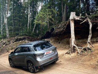 2014 Mitsubishi ASX I Рестайлинг, серый, 1470000 рублей, вид 2