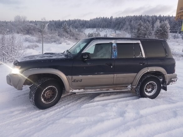 2000 Nissan Patrol V (Y61), синий, 750000 рублей - вид 4