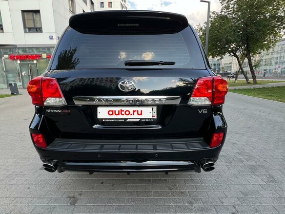 2015 Toyota Land Cruiser 200 Series Рестайлинг 1, чёрный - вид 5