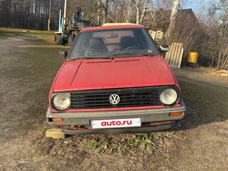 1991 Volkswagen Golf KAT II, красный, 125000 рублей, вид 1