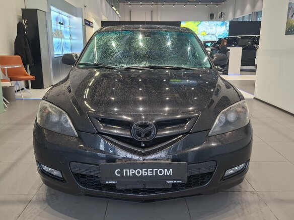 2007 Mazda 3 I (BK) Рестайлинг, чёрный, 540000 рублей - вид 1