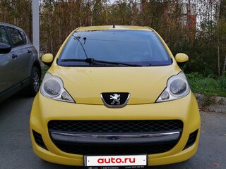 2011 Peugeot 107 I Рестайлинг, жёлтый, 520000 рублей, вид 5