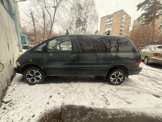 1996 Toyota Previa I (XR10, XR20), зелёный, 550000 рублей, вид 1