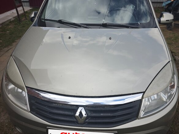 2010 Renault Sandero I, бежевый, 495000 рублей