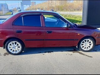 2008 Hyundai Accent ТагАЗ II, красный, 320000 рублей, вид 2