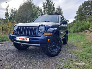 2005 Jeep Cherokee III (KJ) Рестайлинг, синий, 1300000 рублей, вид 2