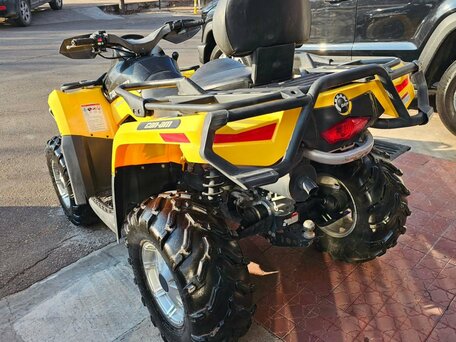 2012 BRP Can-Am Outlander MAX 500, жёлтый, 760000 рублей, вид 4