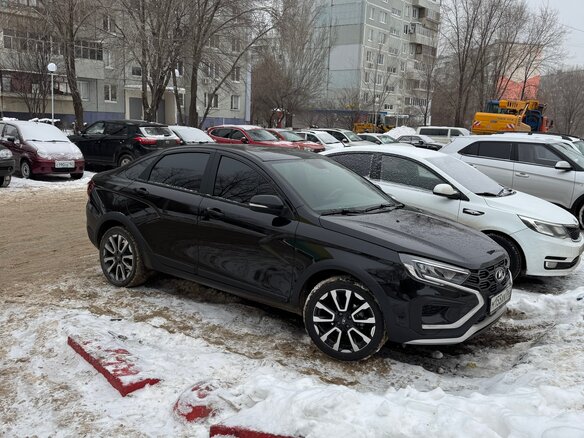 2024 Lada (ВАЗ) Vesta Cross I Рестайлинг (NG), чёрный - вид 11