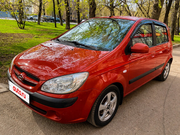 2006 Hyundai Getz I Рестайлинг, красный, 690000 рублей