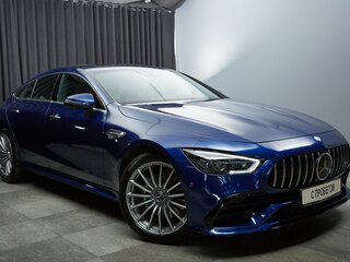 2021 Mercedes-Benz AMG GT 4-Door Coupe 43 I, синий, 7799000 рублей, вид 3