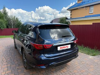 2017 Infiniti QX60 I Рестайлинг, синий, 2200000 рублей, вид 3