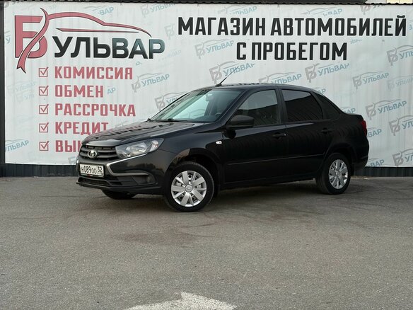 2018 Lada (ВАЗ) Granta I, чёрный, 499000 рублей - вид 2