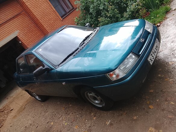 1998 Lada (ВАЗ) 2110, зелёный, 550000 рублей - вид 11