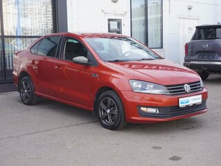 2018 Volkswagen Polo V Рестайлинг, оранжевый, 1130000 рублей, вид 3