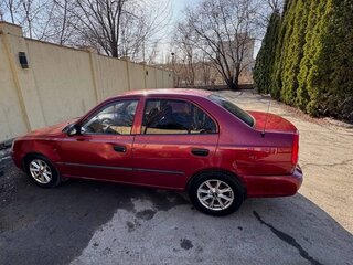 2004 Hyundai Accent ТагАЗ II, красный, 280000 рублей, вид 3