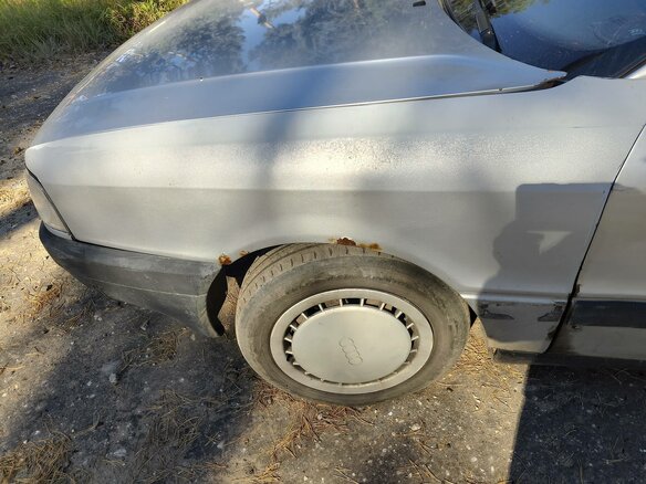 1990 Audi 80 IV (B3), серебристый, 150000 рублей - вид 14