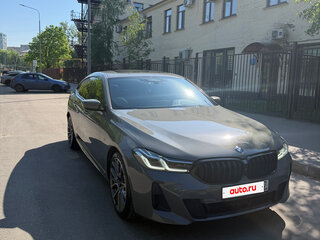2021 BMW 6 серии Gran Turismo 630d xDrive IV (G32) Рестайлинг, серый, 5200000 рублей, вид 4