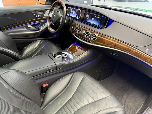2016 Mercedes-Benz S-Класс 500 Long VI (W222, C217), синий, 3900000 рублей - вид 14