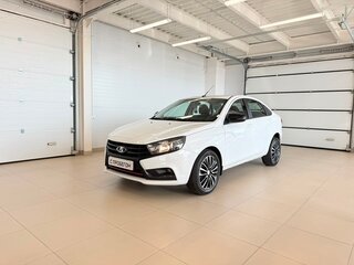 2017 Lada (ВАЗ) Vesta I, белый, 819000 рублей, вид 2