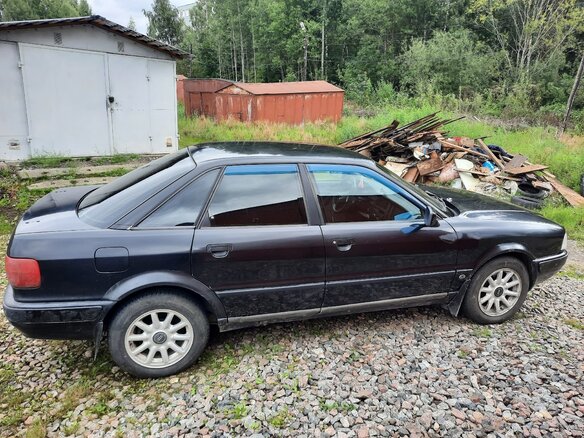 1994 Audi 80 V (B4), чёрный - вид 8