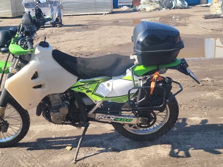 2003 Kawasaki KLX 400, зелёный, 425000 рублей, вид 5