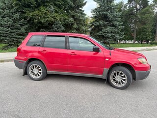 2002 Mitsubishi Outlander I, красный, 490000 рублей, вид 4