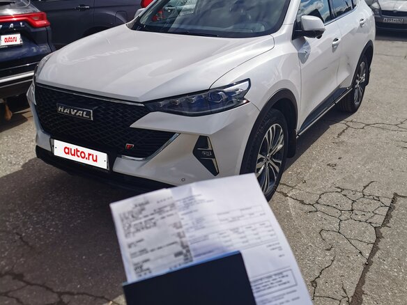 2022 Haval F7 I Рестайлинг, белый, 2350000 рублей - вид 1