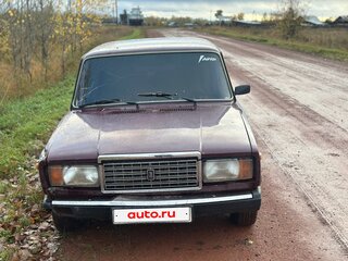2006 Lada (ВАЗ) 2107, пурпурный, 200000 рублей, вид 1